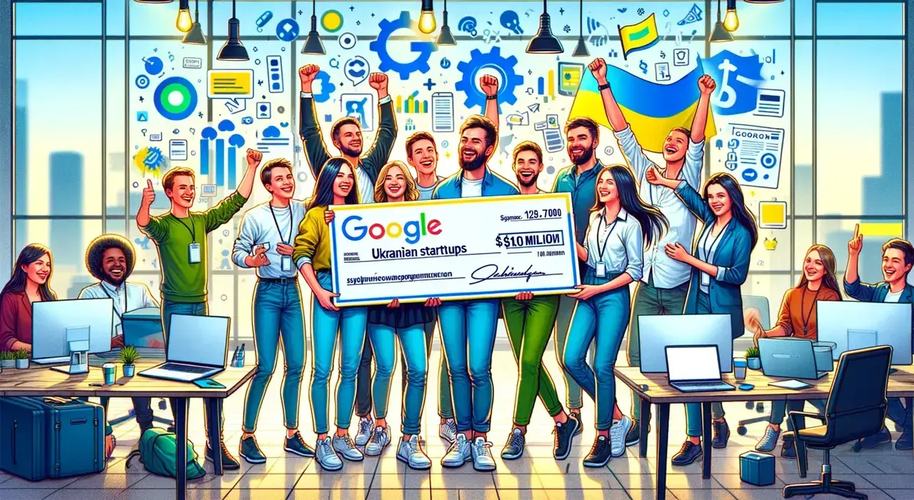 Українські початкові компанії отримають $10 мільйонів від Google.