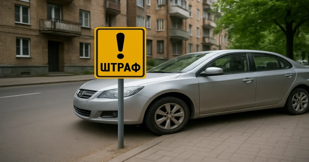 Які штрафи загрожують за неправильне паркування